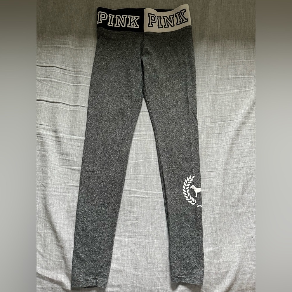 PINK Victoria’s Secret Gray Yoga Leggings